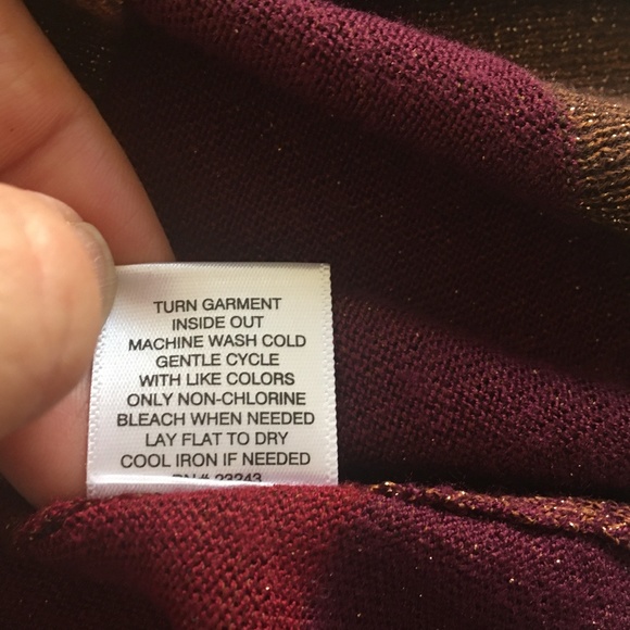 New York & Company Metallic Multi Color Cardigan Color Block Long Sleeve Stretch - Picture 8 of 8